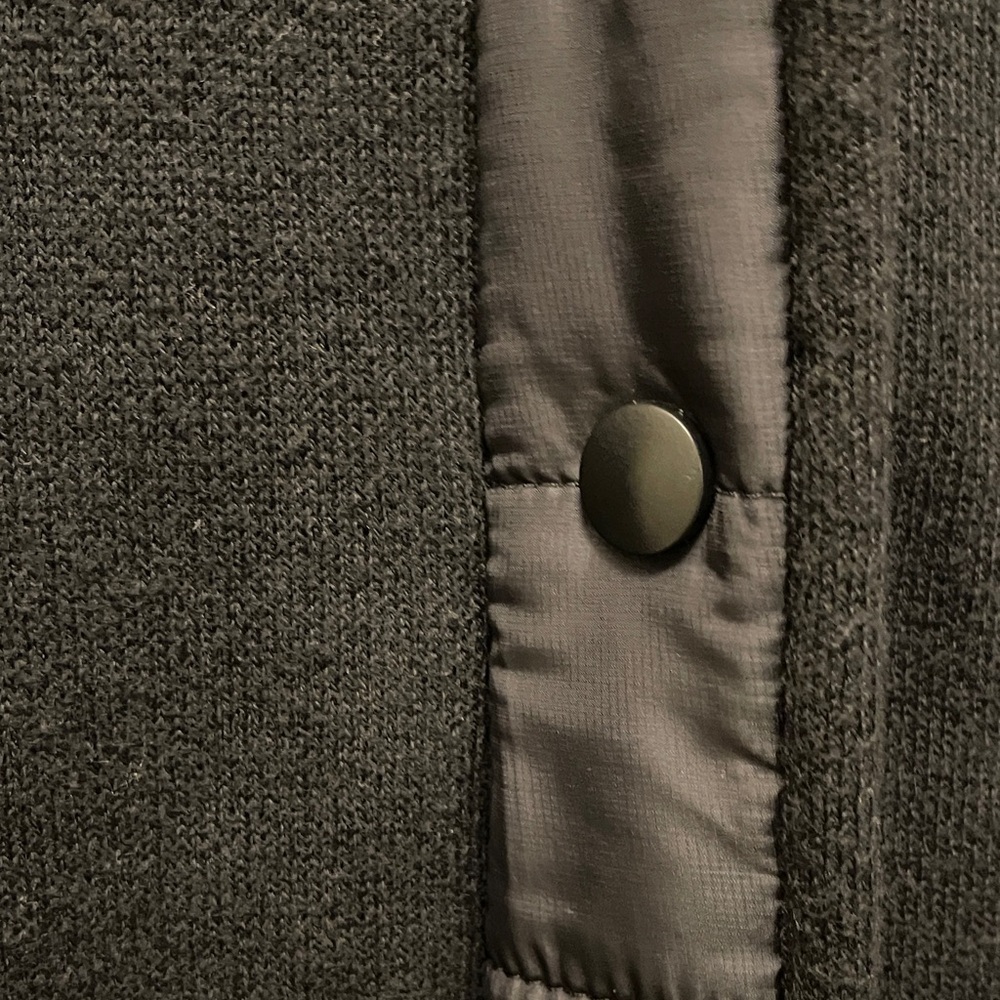 Akini Black Hooded Puffer/Sweater Jacket - Picture 3 of 5